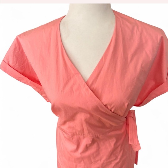 Coolibar Flamingo Sunny Isle Wrap Dress - Picture 2 of 7